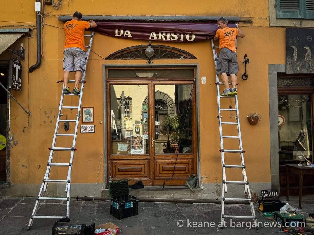 New look to Da Aristo in Barga Vecchia