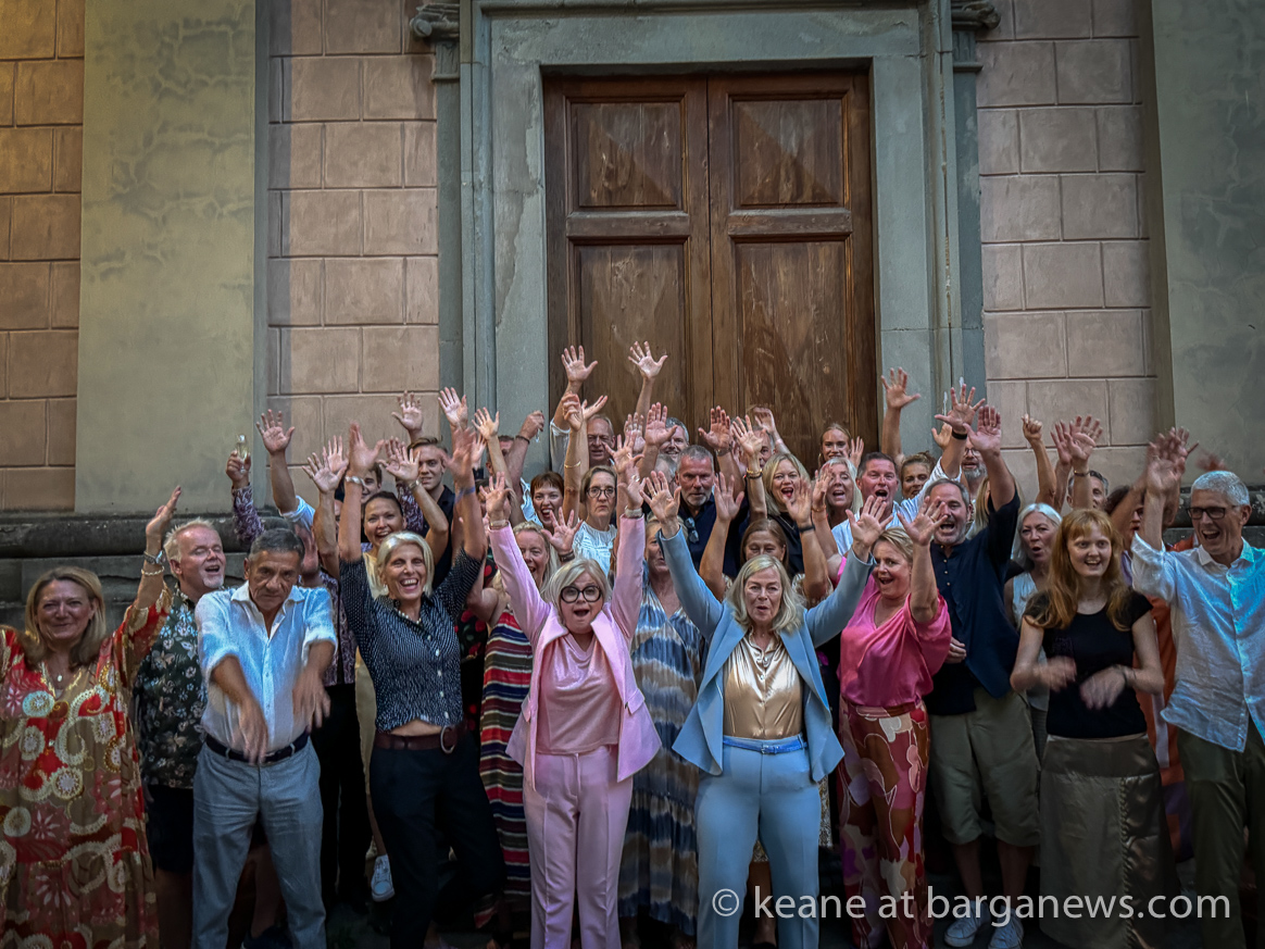 Danish birthday party in Barga Vecchia