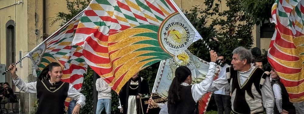 Halloween at Da Aristos bar in Barga Vecchia