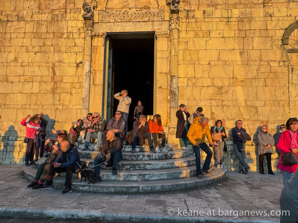 Double sunset (almost)