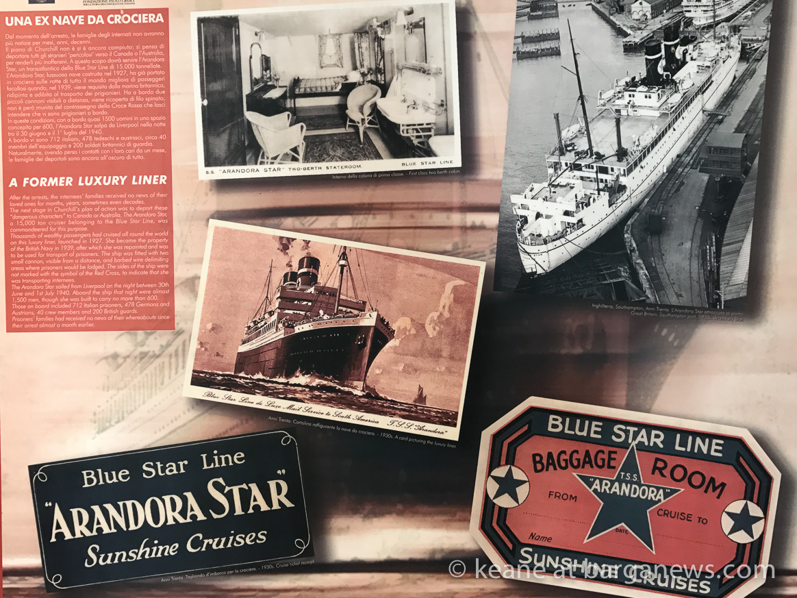 Remembering the Arandora Star in Barga
