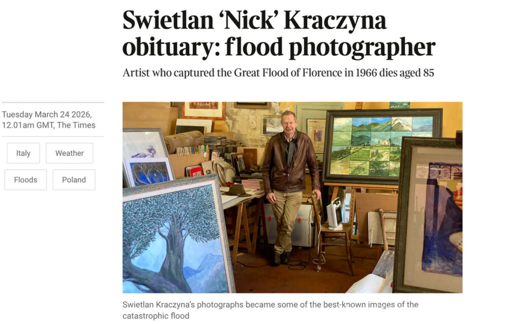 The Times : Swietlan ‘Nick’ Kraczyna obituary