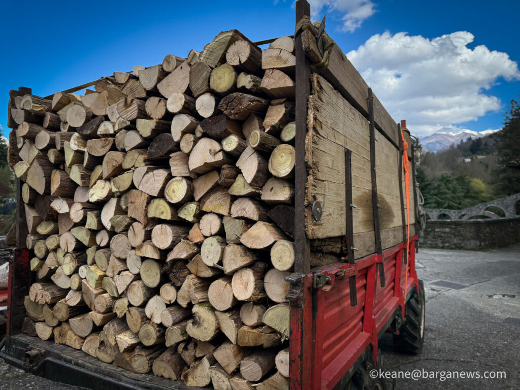 A Tractor’s Precision: Delivering Warmth to Barga Vecchia