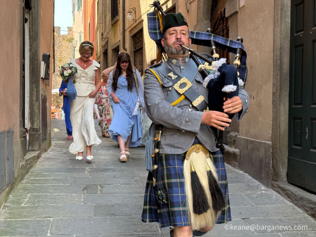 Scottish wedding in Barga